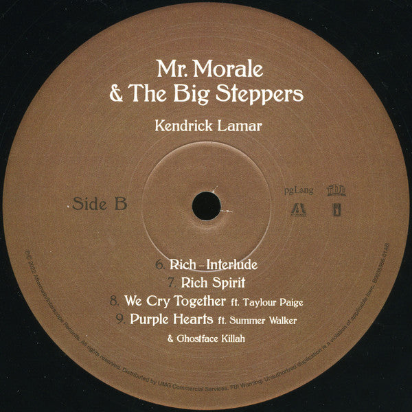 Mr. Morale & The Big Steppers (2xVINYL) | Mint (M) Mint (M)