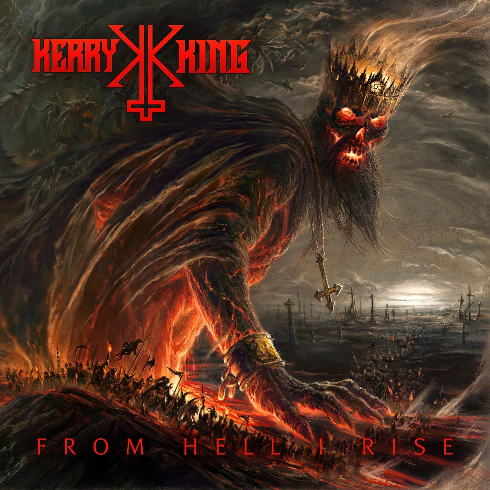 Kerry King - From Hell I Rise: Extended Deluxe Edition [Toxic Orange Marbled & Black] [2LP] Vinyl Record