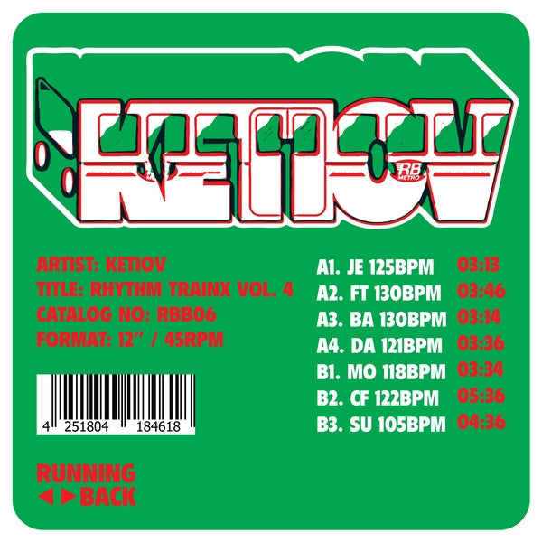 Rhythm Trainx Vol. 4 Vinyl Record