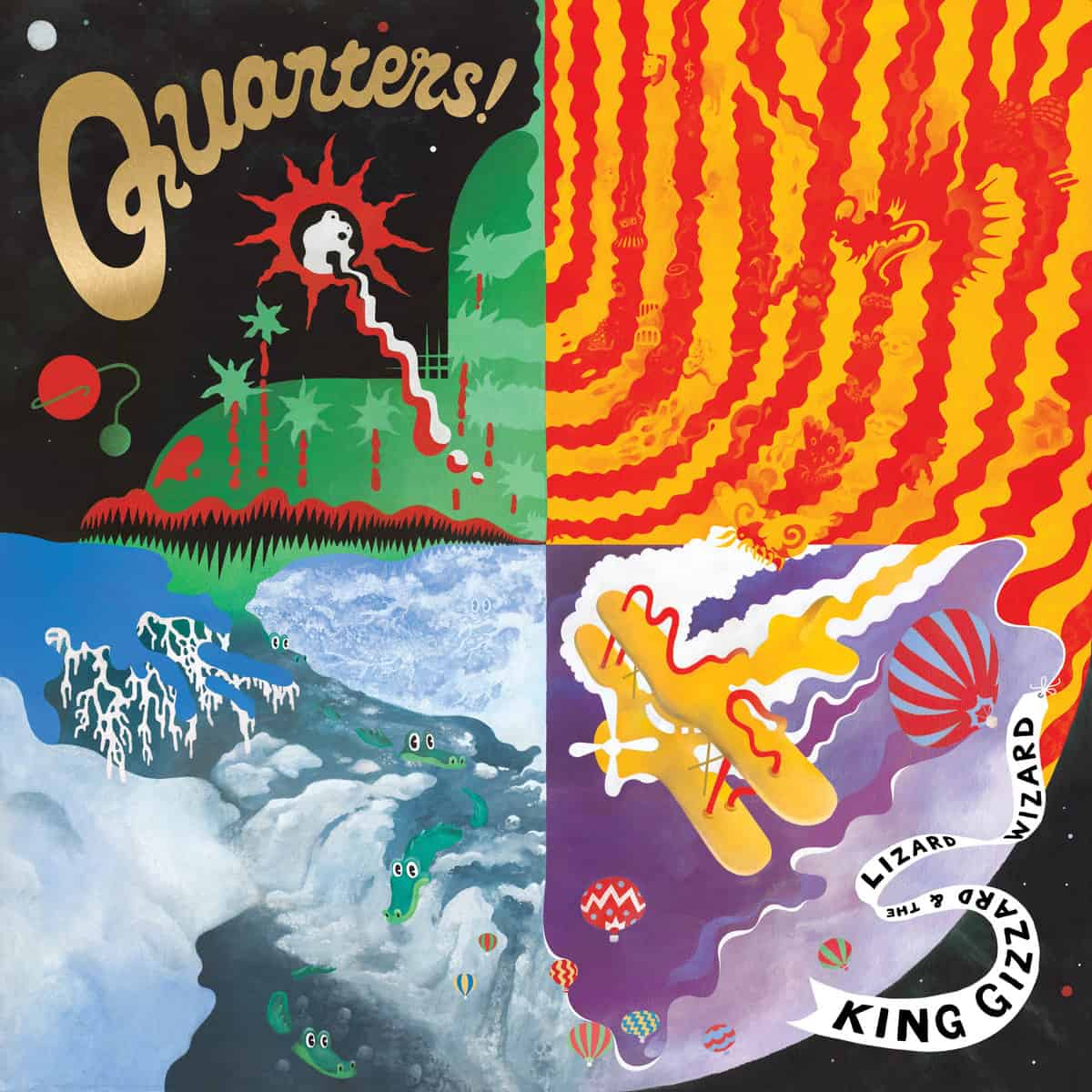 Quarters (Limited Edition, Recycled 180 Gram Orange Colored Vinyl, Recyclable, Gold Foil O-Ring / Jacket) Vinyl Record