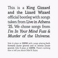 Songs From I'm In Your Mind Fuzz & Murder Of The Universe Live In Athens '25 (VINYL) | Mint (M) Mint (M)