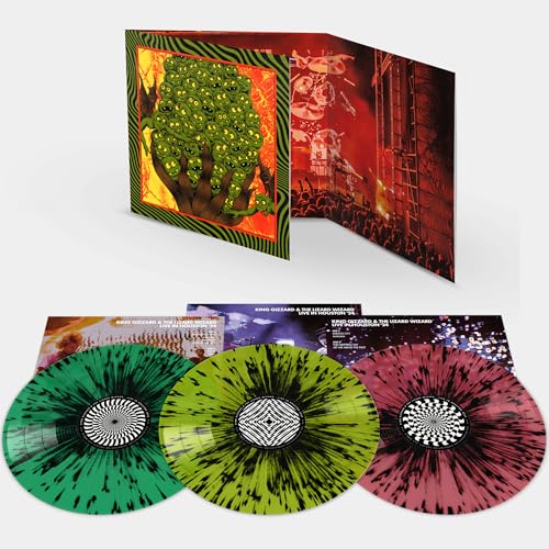 King Gizzard - Live In Houston '24 (Triple Gatefold - Splatter Vinyl) [3Lp] (Vinyl) Vinyl Record