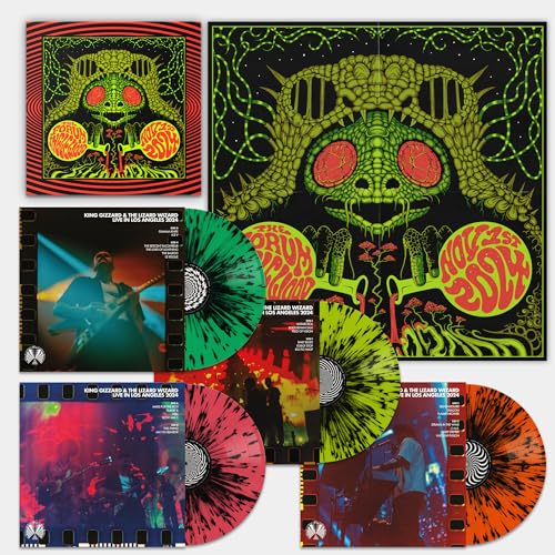King Gizzard - Live In Los Angeles '24 (4Lp Splatter Vinyl Box Set) Vinyl Record