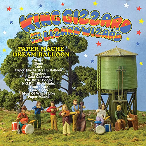Paper Mâché Dream Balloon (Deluxe Lenticular/Instrumental Edition) [Blue Seagrass & Translucent Pink 2 LP] Vinyl Record