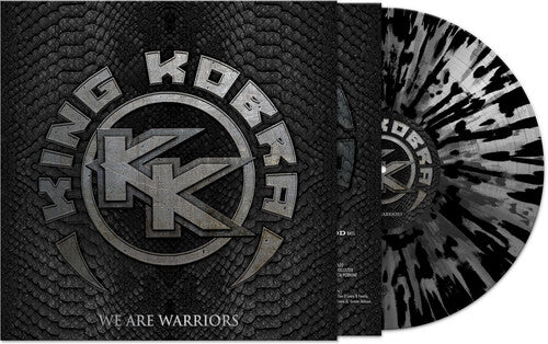King Kobra - We Are Warriors - SILVER/ BLACK SPLATTER Vinyl Record