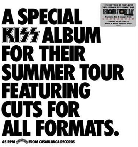 Kiss - A Special KISS Tour Album (RSD Exclusive, Extended Play, 45 RPM, Black & White Splatter Colored Vinyl) Vinyl Record