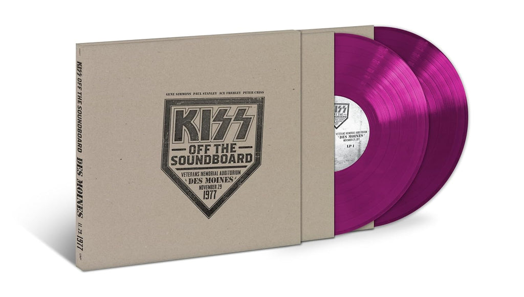 Kiss Off The Soundboard: Live In Des Moines (Limited Edition, Violet Colored Vinyl) (2 Lp's) Vinyl Record
