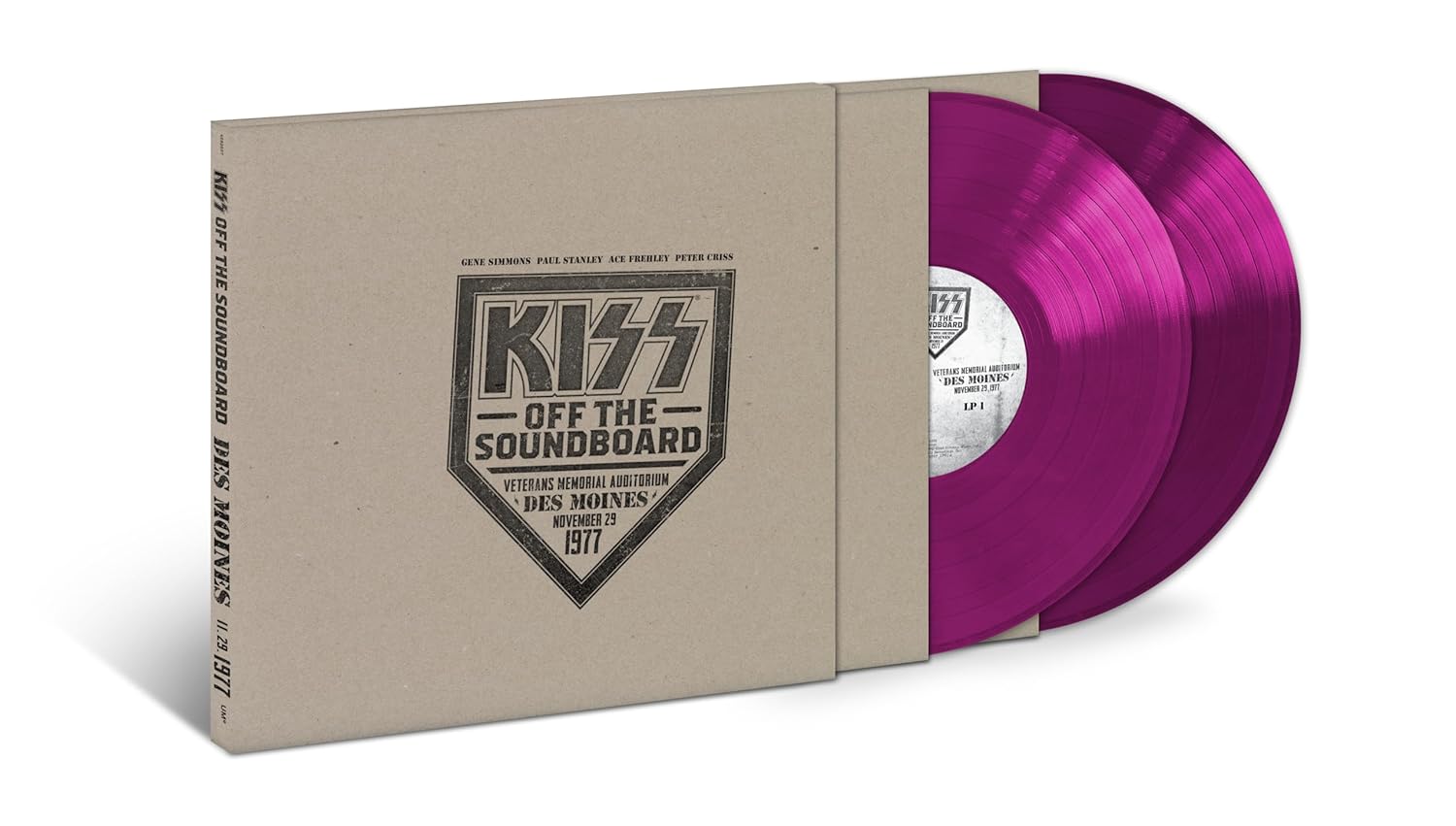 Kiss Off The Soundboard: Live In Des Moines (Limited Edition, Violet Colored Vinyl) (2 Lp's) Vinyl Record