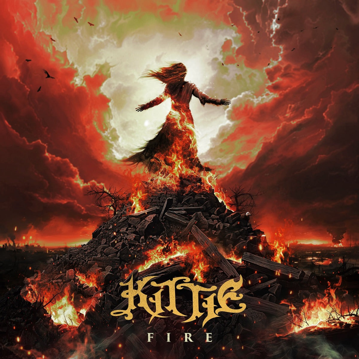 Kittie Fire (Gold Nugget Colored Vinyl) Vinyl Record