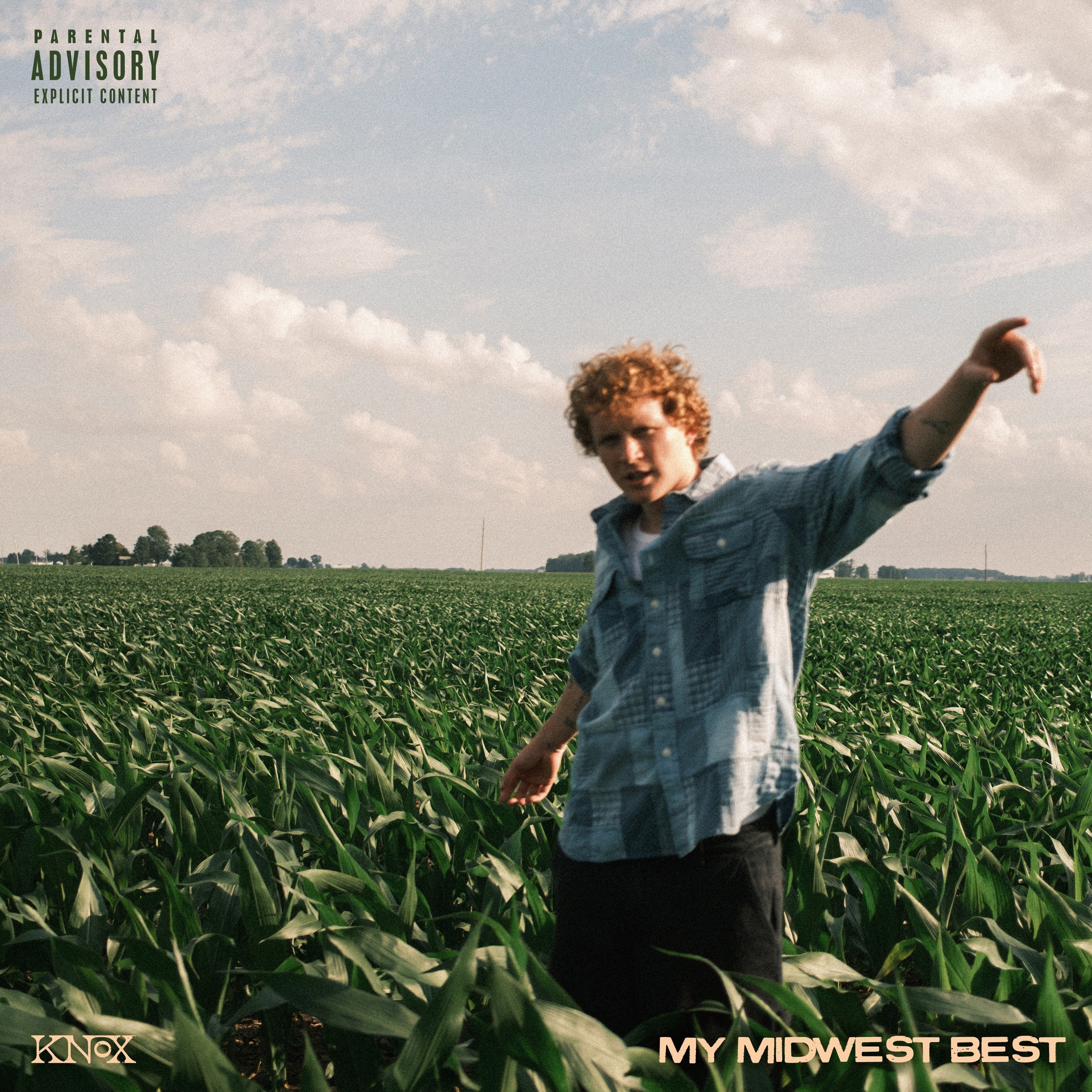 PRE-ORDER KNOX - My Midwest Best [Pure Denim Vinyl] [Vinyl] Vinyl Record