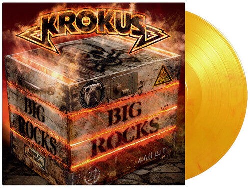 Krokus - Big Rocks (180G, Booklet) [Flame Red Vinyl] [Vinyl] Vinyl Record