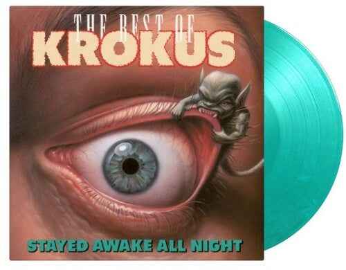 Krokus - Stayed Awake All Night: The Best Of (Limited Edition, 180 Gram Translucent Green & White Marble Colored Vinyl) [Import] Vinyl Record