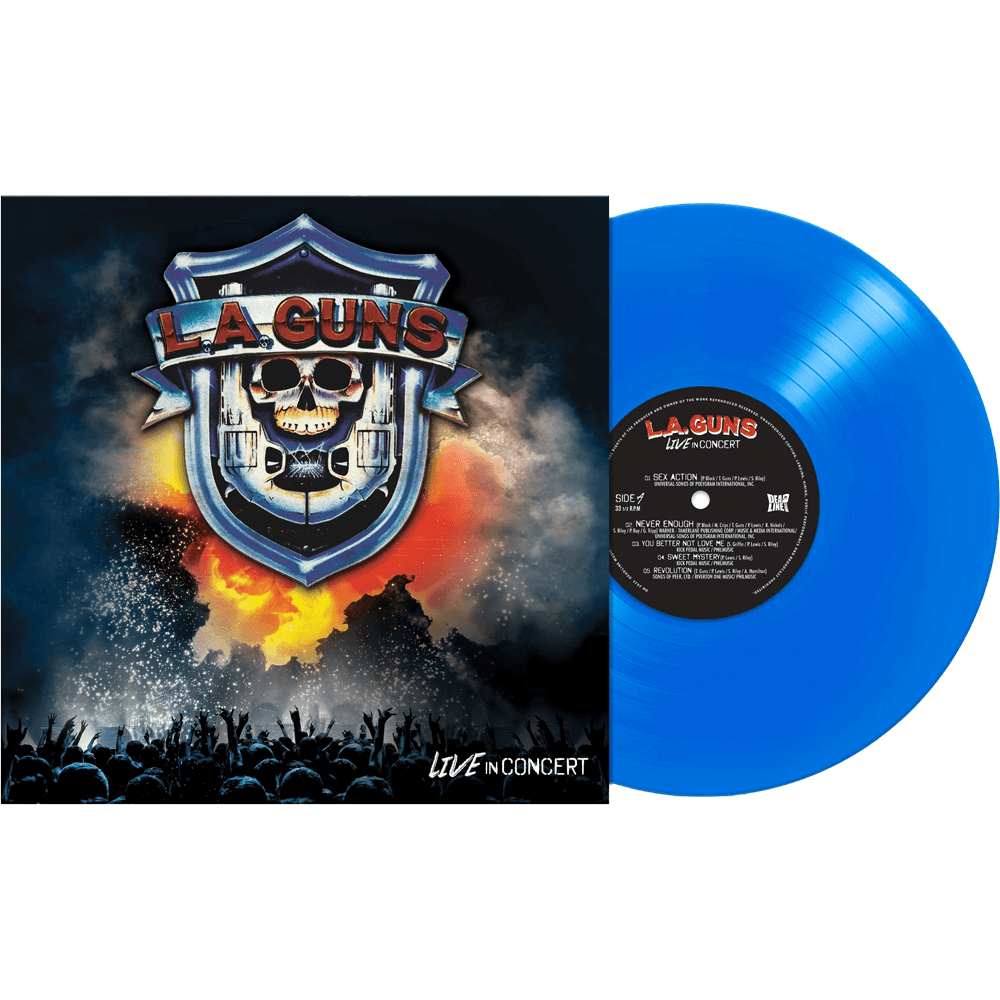 Live In Concert (Colored Vinyl, Blue, Limited Edition) Vinyl Record