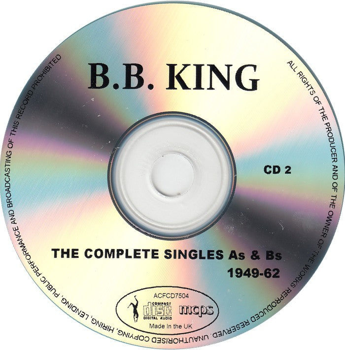 B.B. King – Complete Singles As & Bs 1949-62 (5-CD) Music CD