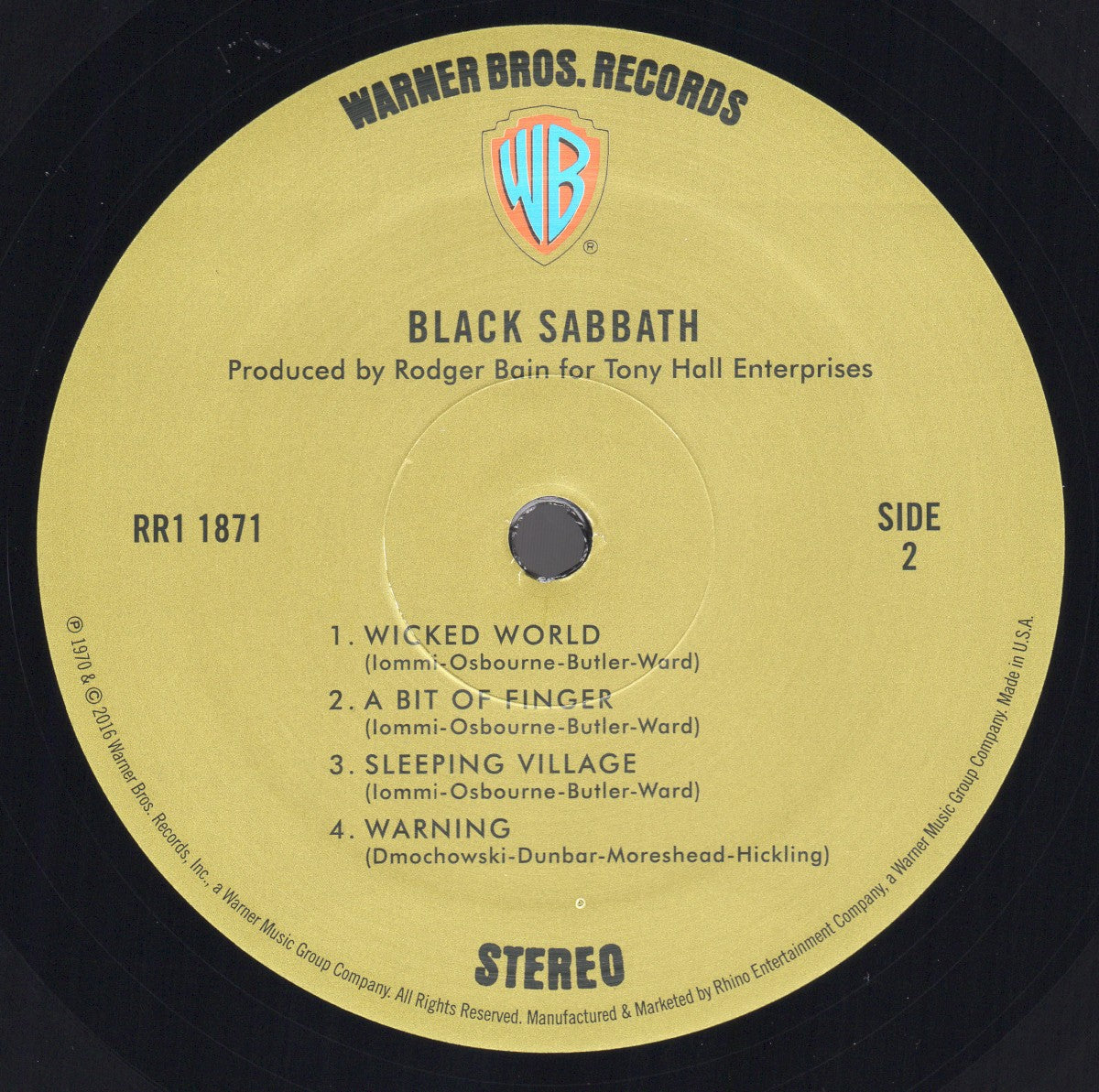 Black Sabbath – Black Sabbath (LP Vinyl) Vinyl Record