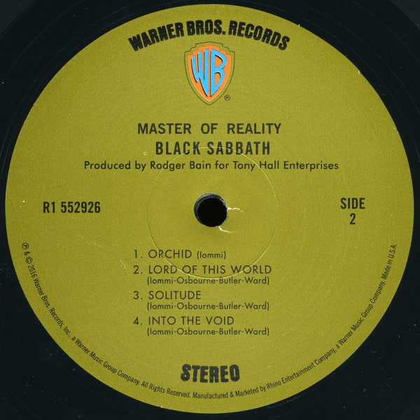 Black Sabbath – Master Of Reality: Deluxe Edition (2-LP Vinyl) Vinyl Record