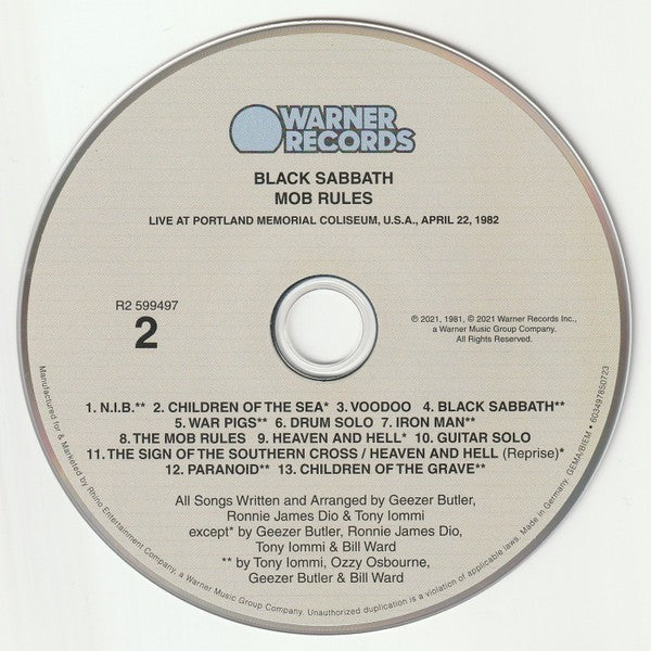 Black Sabbath – Mob Rules: Deluxe Edition (2-CD)
