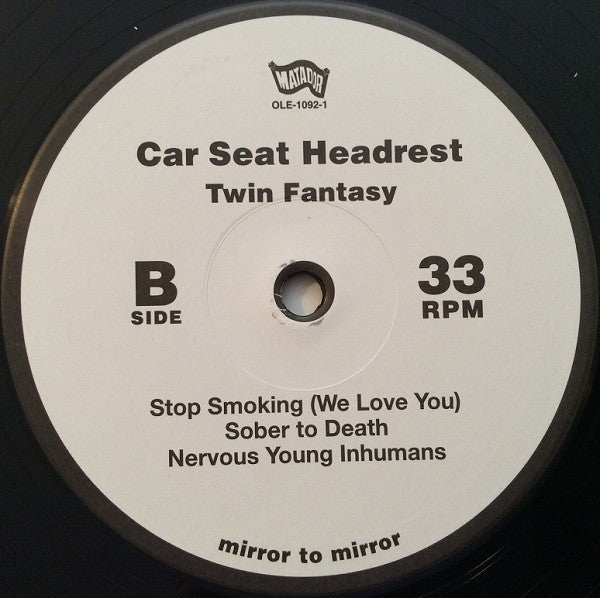 Car Seat Headrest – Twin Fantasy (2-LP Vinyl) Vinyl Record