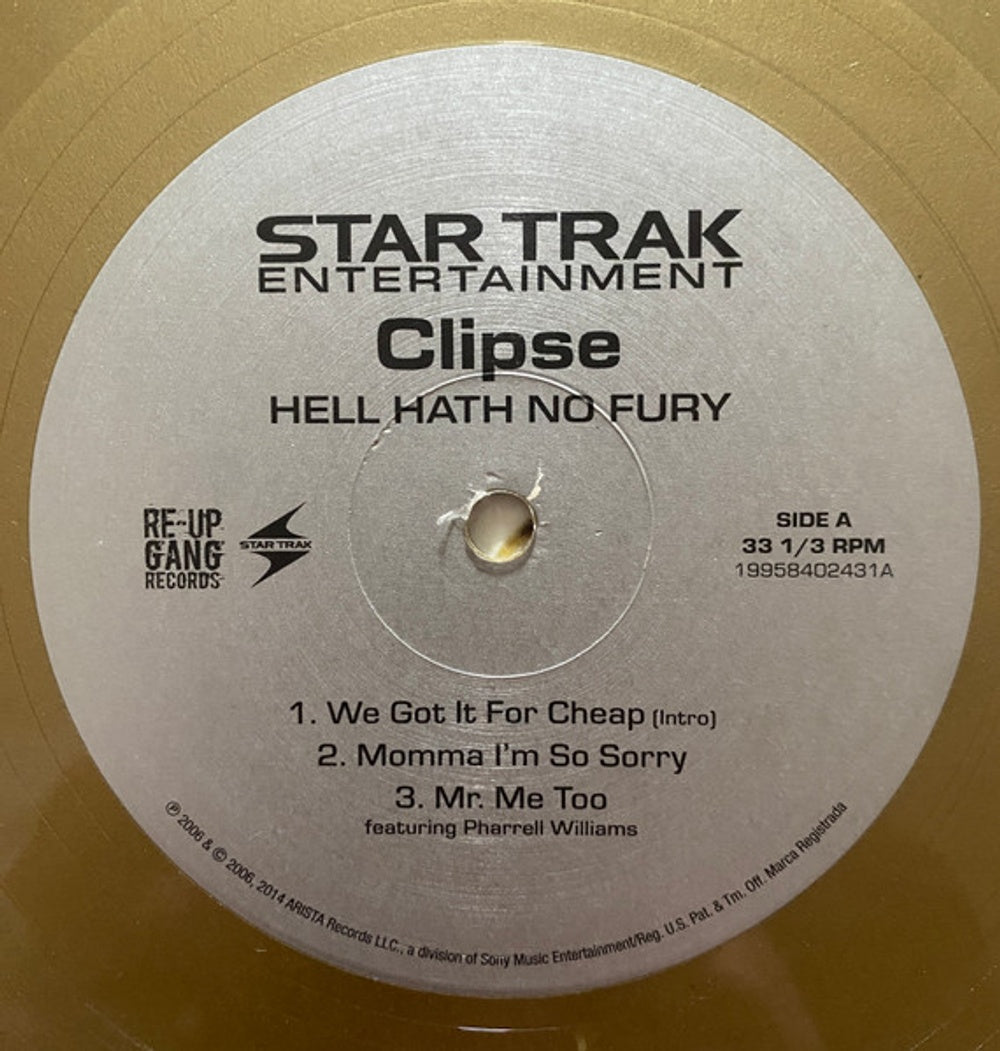Clipse – Hell Hath No Fury (2-LP Vinyl) Vinyl Record