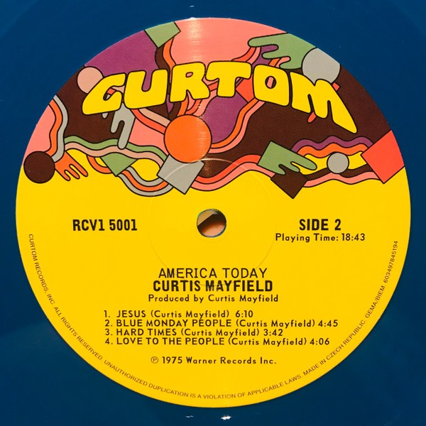Curtis Mayfield – There's No Place Like America (LP Vinyl) Vinyl Record