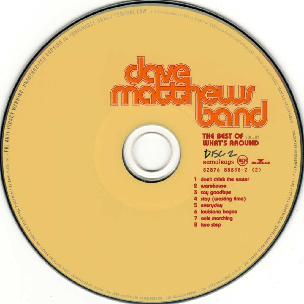 Dave Matthews Band – The Best Of What's Around, Vol. 1 (2-CD)