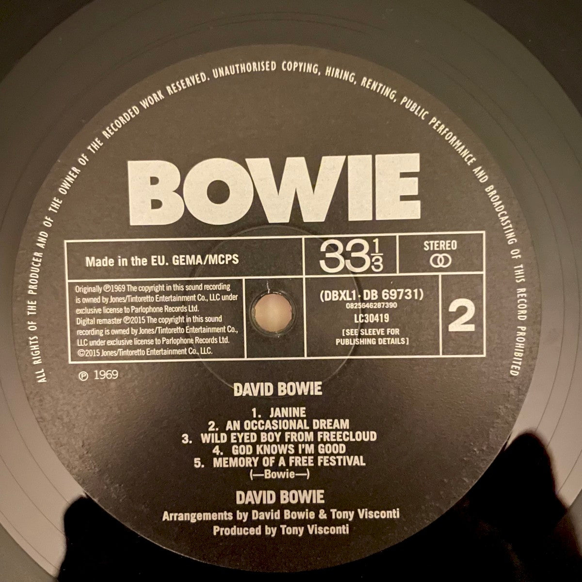 David Bowie – David Bowie Aka Space Oddity (LP Vinyl) Vinyl Record
