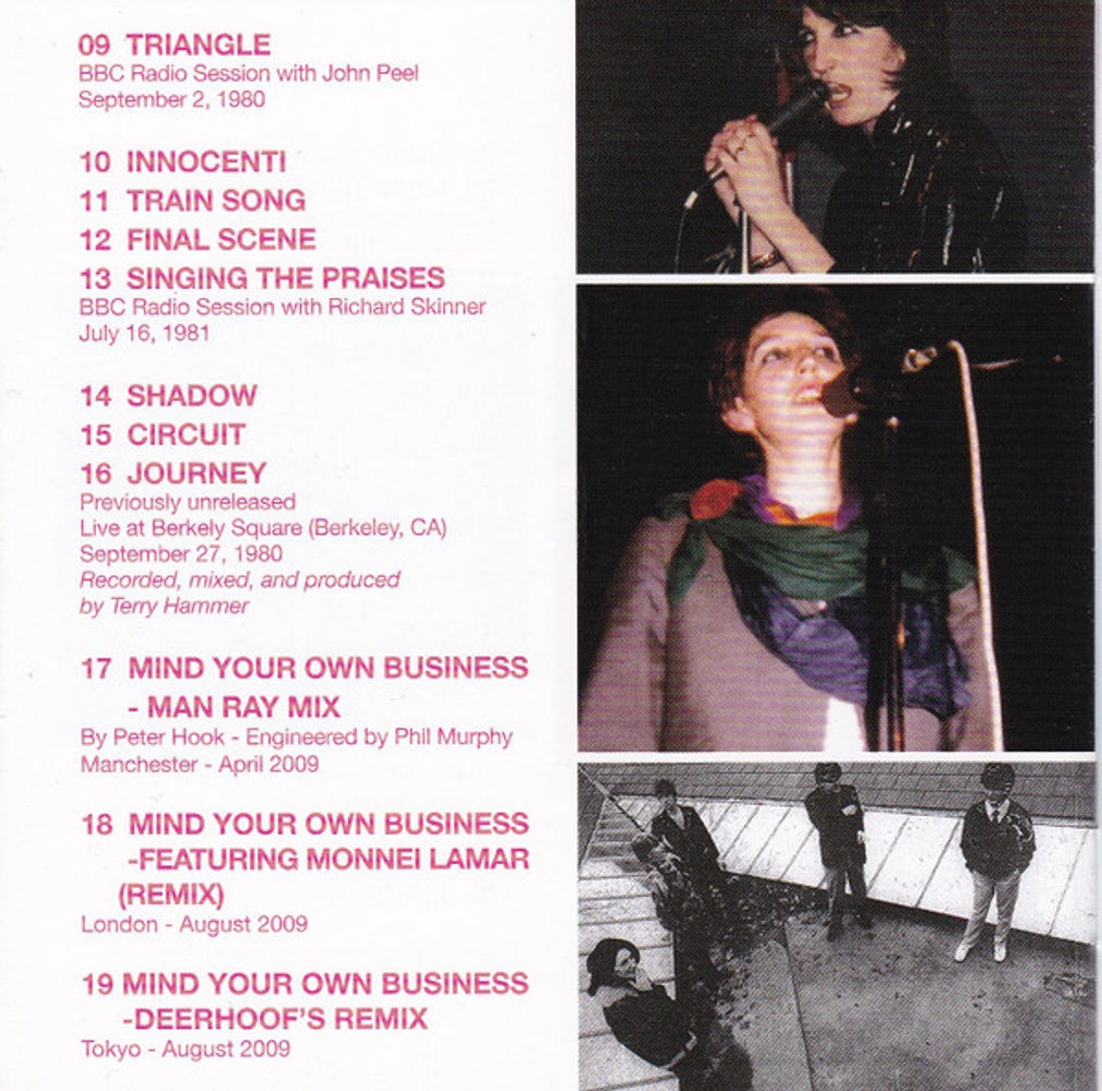 Delta 5 – Singles and Sessions 1979-81 Music CD