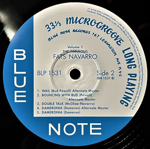 Fats Navarro – The Fabulous Fats Navarro (LP Vinyl) Vinyl Record