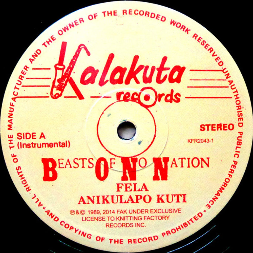 Fela Kuti – Beasts Of No Nation (LP Vinyl) Vinyl Record