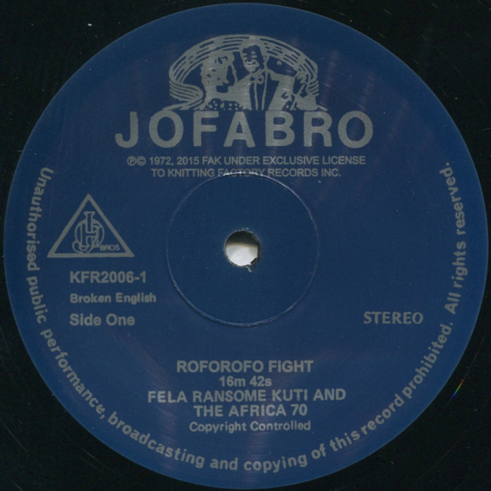 Fela Kuti – Roforofo Fight (LP Vinyl) Vinyl Record