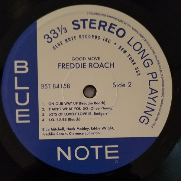 Freddie Roach – Good Move (LP Vinyl) Vinyl Record