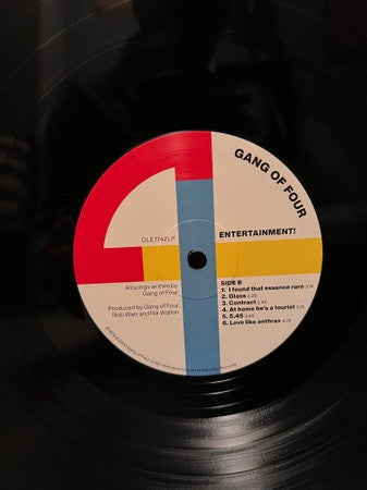 Gang Of Four – Entertainment (LP Vinyl) Vinyl Record