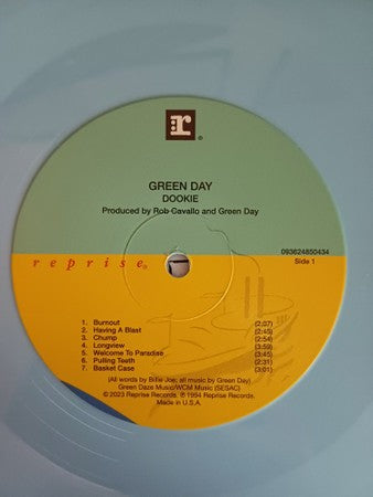 Green Day – Dookie: 30th Anniversary (Blue LP Vinyl) Vinyl Record