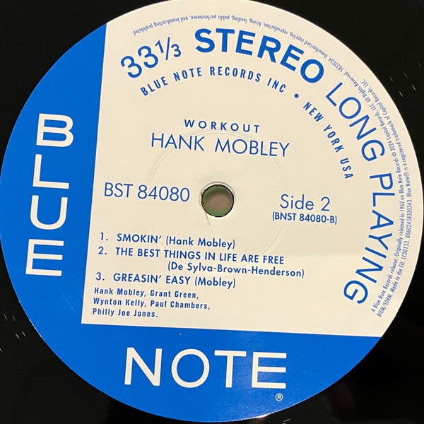 Hank Mobley – Workout (LP Vinyl) Vinyl Record