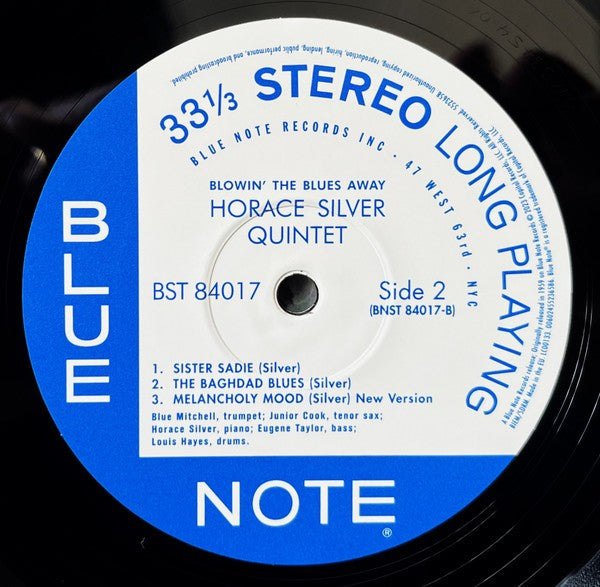 Horace Silver – Blowin' The Blues Away (LP Vinyl) Vinyl Record