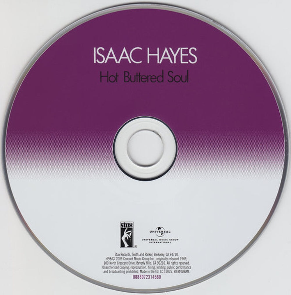 Isaac Hayes – Hot Buttered Soul Music CD