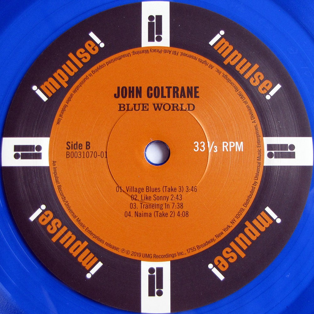 John Coltrane – Blue World (LP Vinyl) Vinyl Record