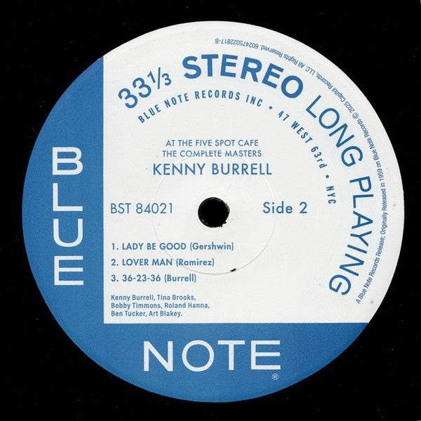 Kenny Burrell  / Blakey,Art – On View At The Five Spot Cafe: The Complete Master (3-LP Vinyl) Vinyl Record