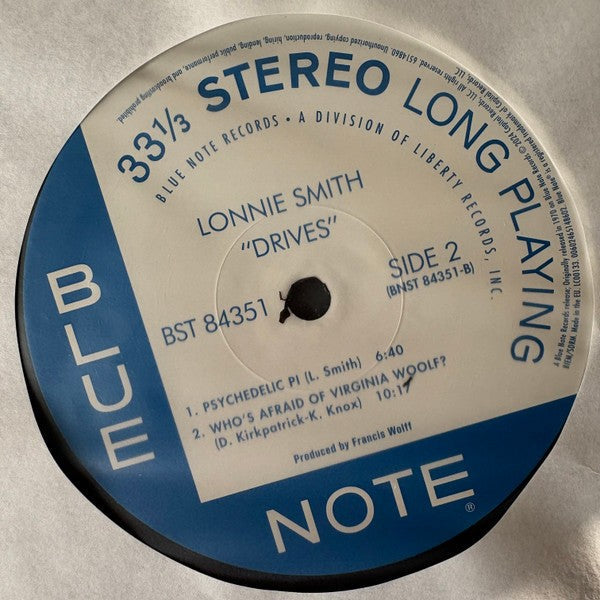 Lonnie Smith – Drives (LP Vinyl) Vinyl Record