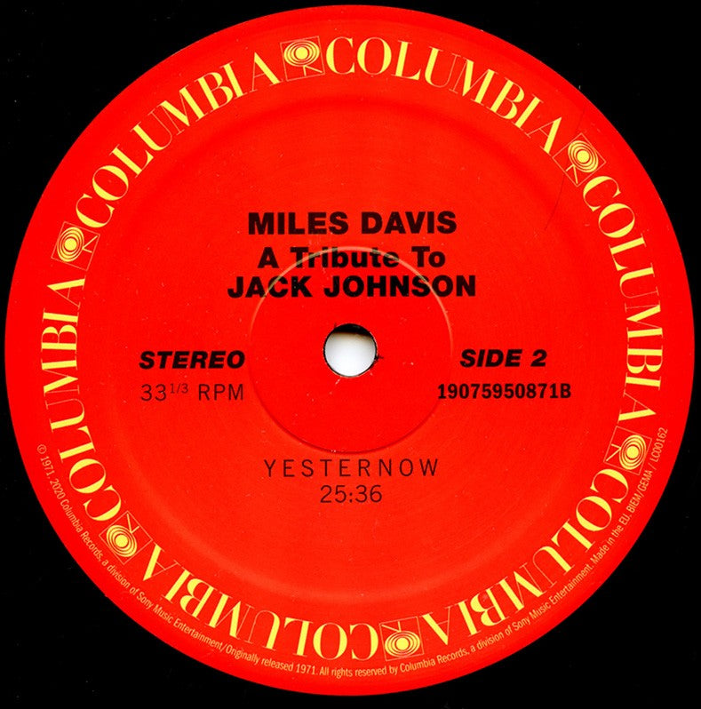Miles Davis – A Tribute To Jack Johnson (LP Vinyl) Vinyl Record
