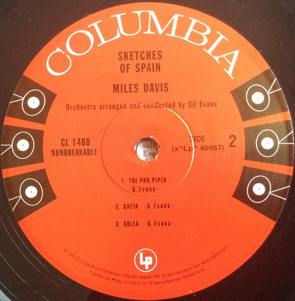 Miles Davis – Sketches Of Spain (LP Vinyl) Vinyl Record