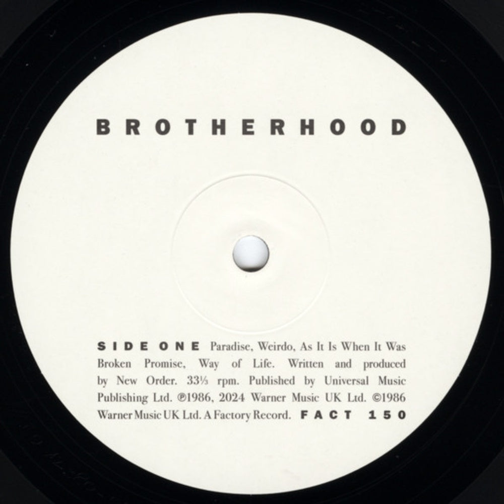 New Order – Brotherhood (LP Vinyl) Vinyl Record