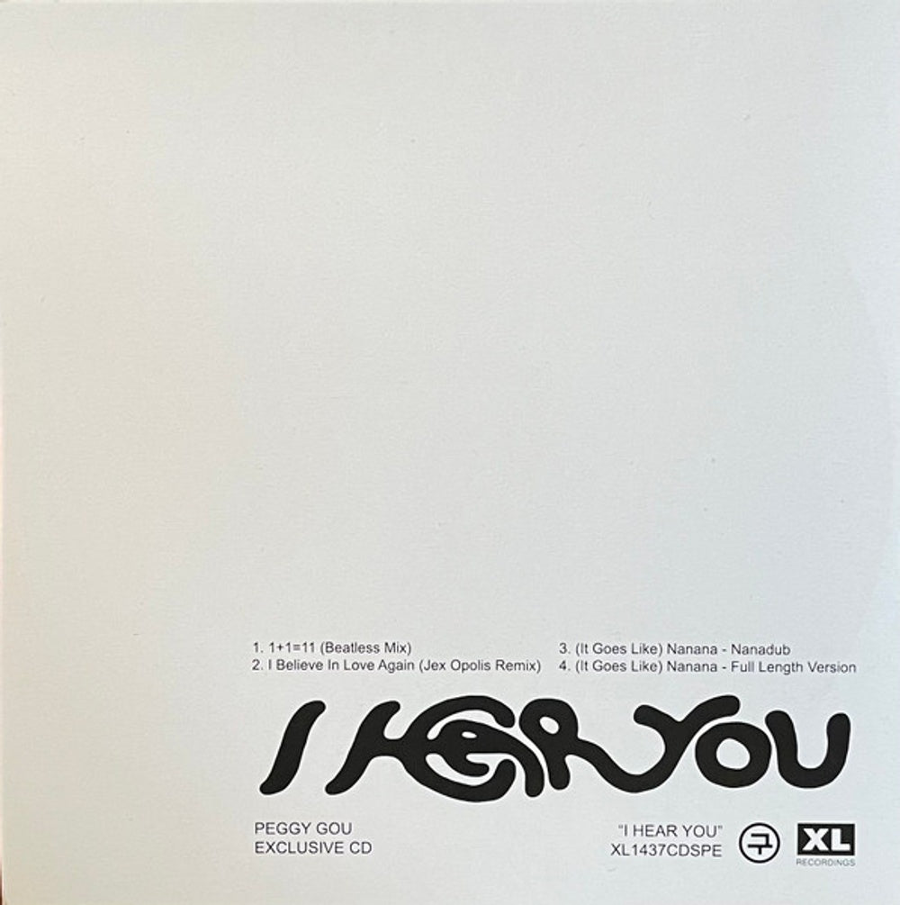 Peggy Gou – I Hear You (2-CD) Music CD