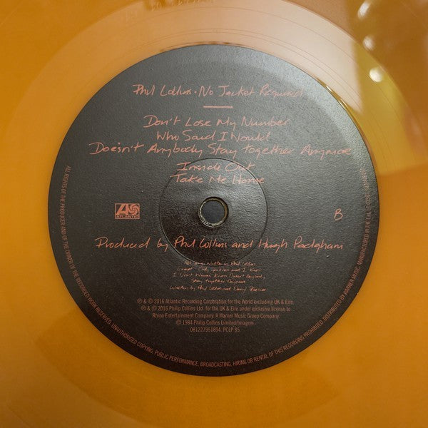 Phil Collins – No Jacket Required (LP Vinyl) Vinyl Record
