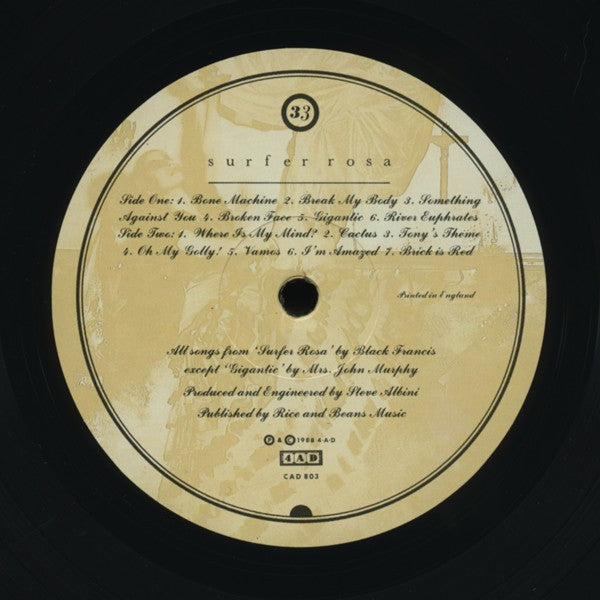 Pixies – Surfer Rosa (LP Vinyl) Vinyl Record
