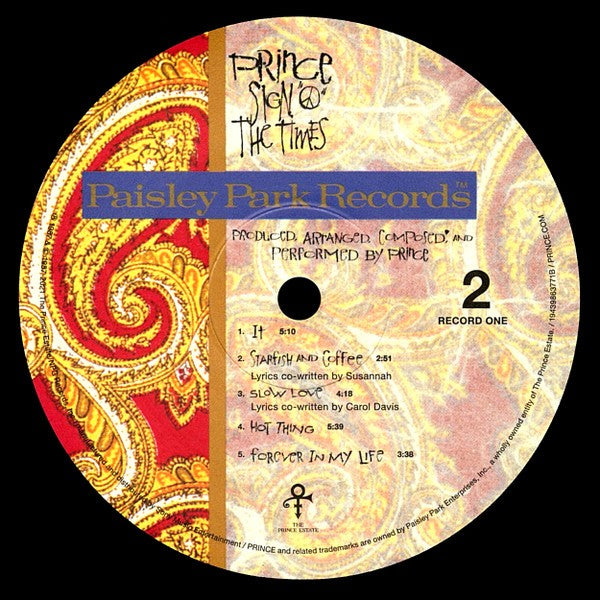 Prince – Sign O’ The Times (2-LP Vinyl) Vinyl Record