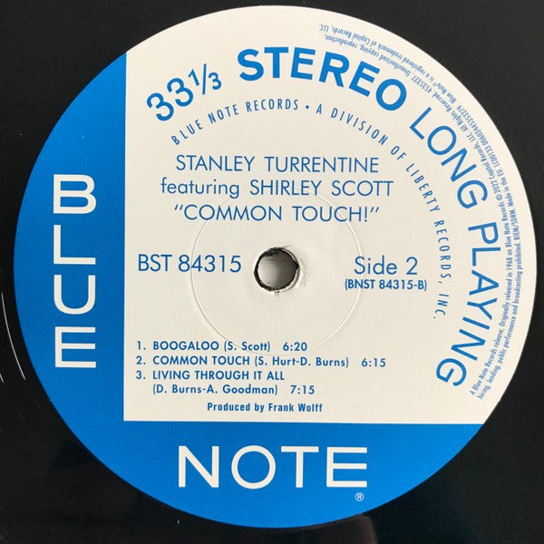 Stanley Turrentine – Common Touch (LP Vinyl) Vinyl Record
