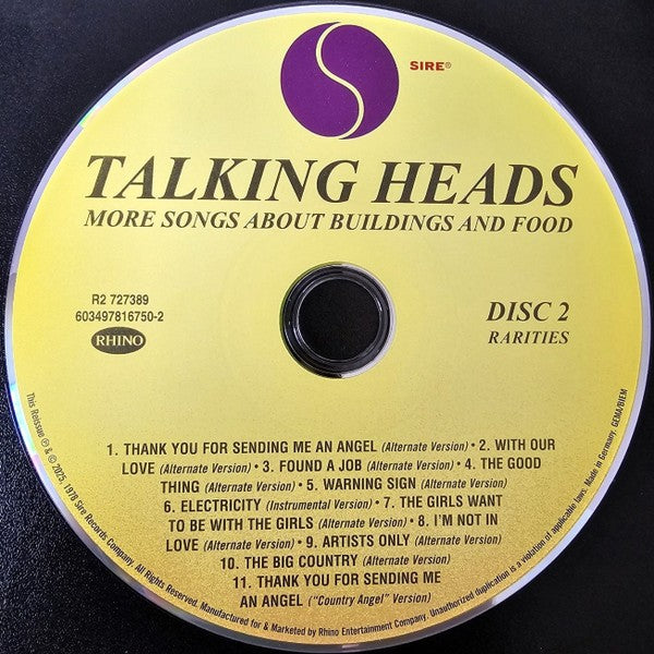 Talking Heads – More Songs About Buildings And Food (3-CD + Blu-ray) Music CD