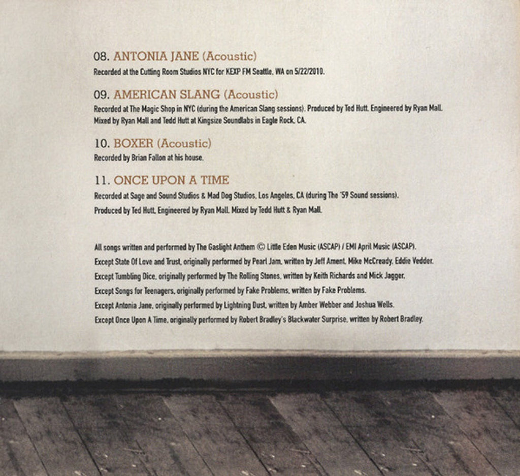 The Gaslight Anthem – The B-Sides Music CD