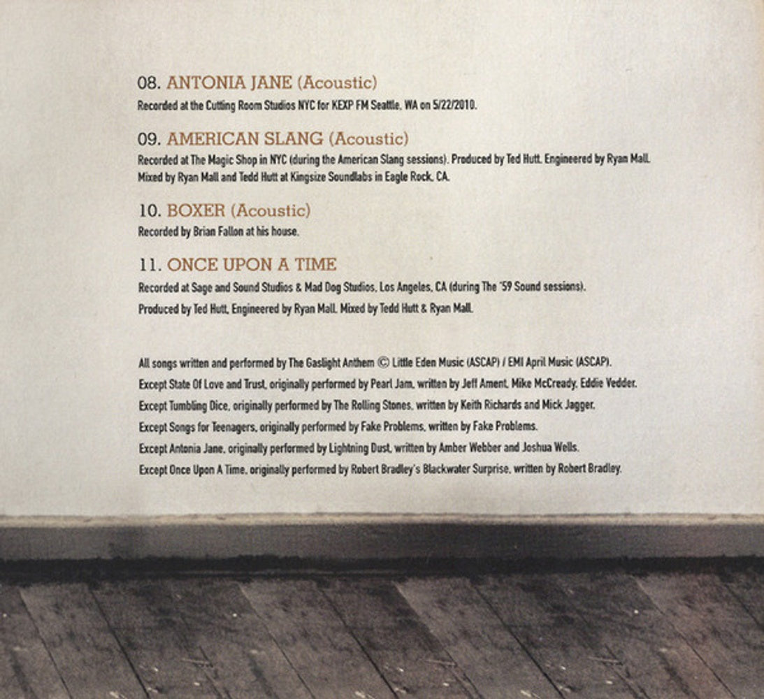 The Gaslight Anthem – The B-Sides Music CD